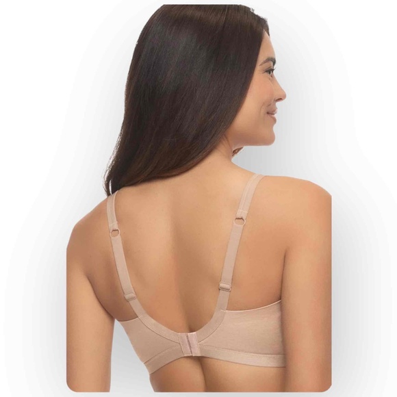 NWT Felina Wireless Seamless Side‐Smoothing Bra 2‑Pack – Large – Nude & Nude - Picture 4 of 8